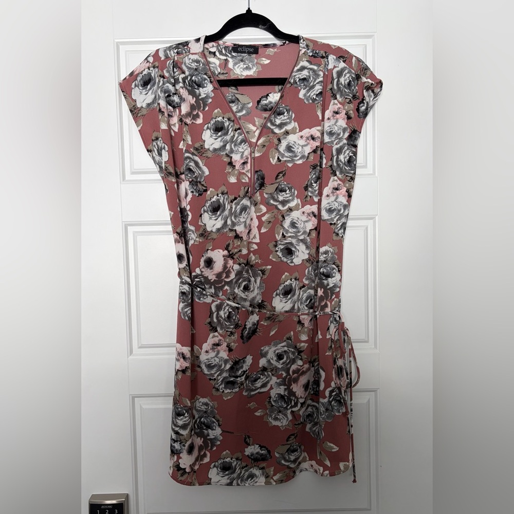 Eclipse Pink Floral Mini Dress or tunic